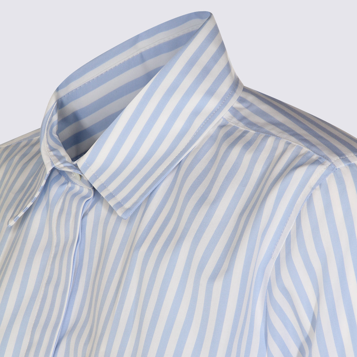 Max Mara Shirts Clear Blue _100 % Co