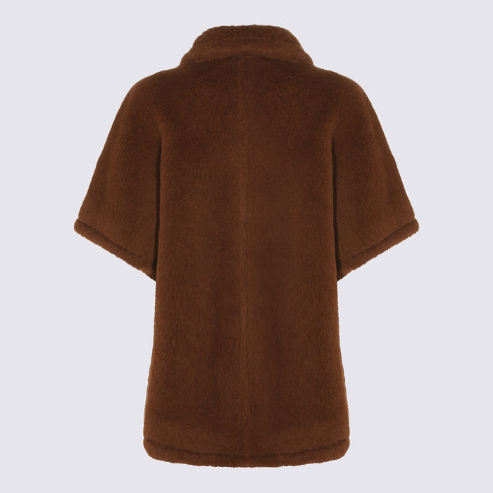 Max Mara Jackets Leather Brown _wp Wm Se