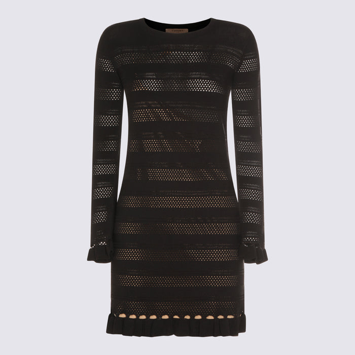 Twin-set Dresses Black Vi Pa