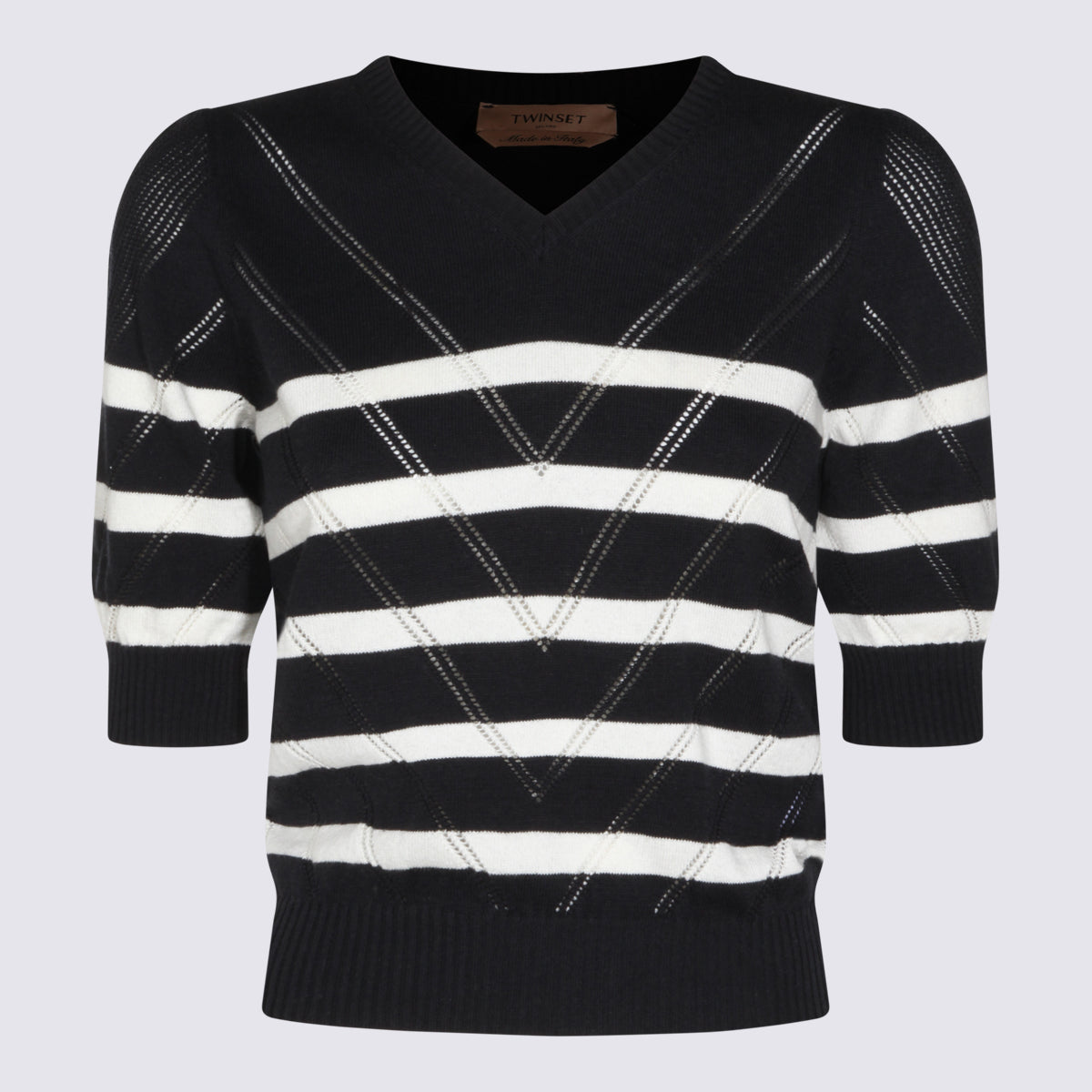 Twin-set Sweaters Riga Blue/neve Co Ws