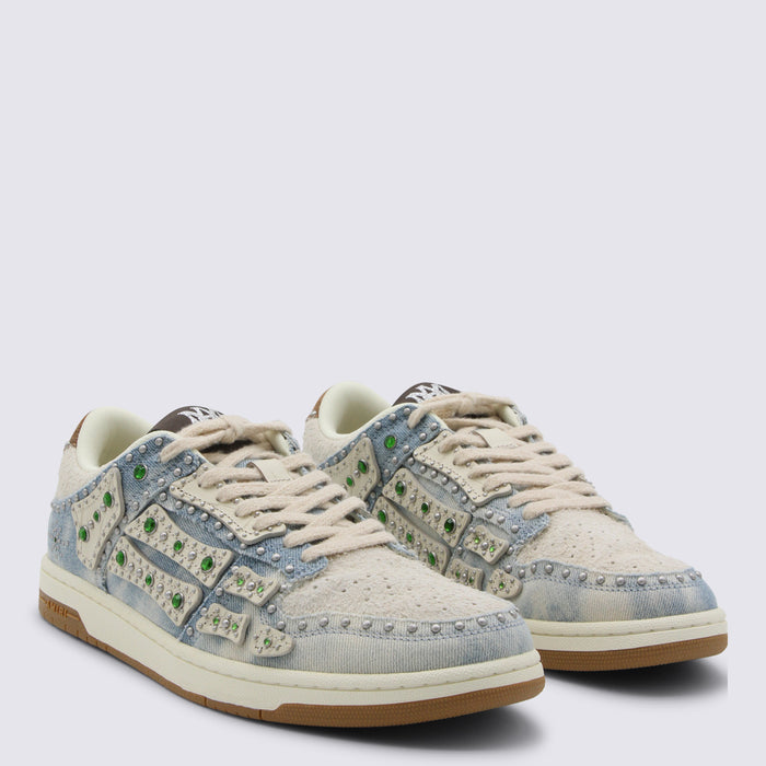 Amiri Sneakers Blue _cover Tex/el Sole Rubber