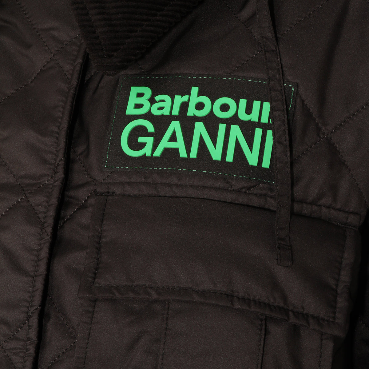 BARBOUR X GANNI Coats Black/classic Tartan _pl