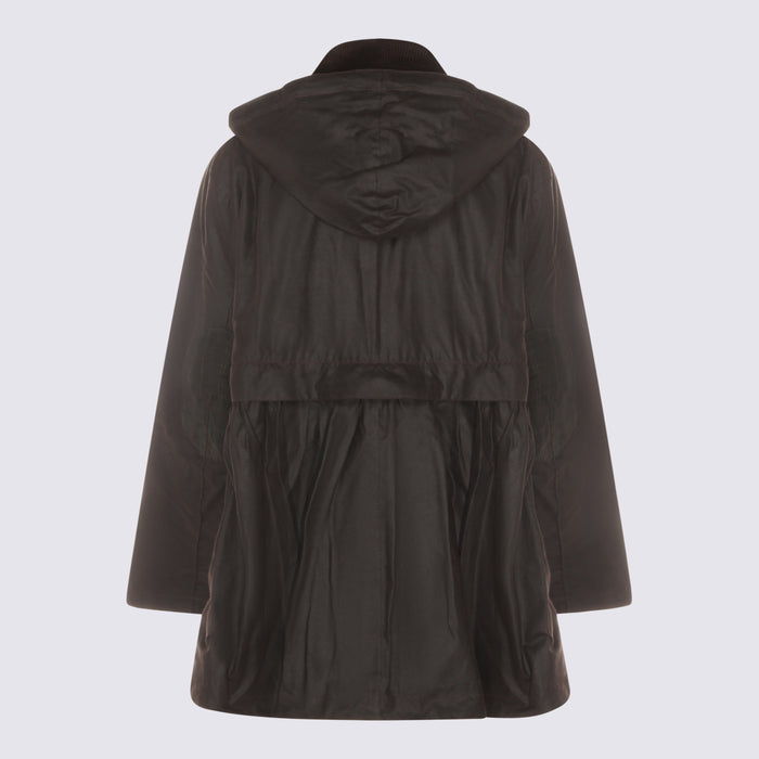 BARBOUR X GANNI Jackets Rustic/classic Tartan _100 % Co