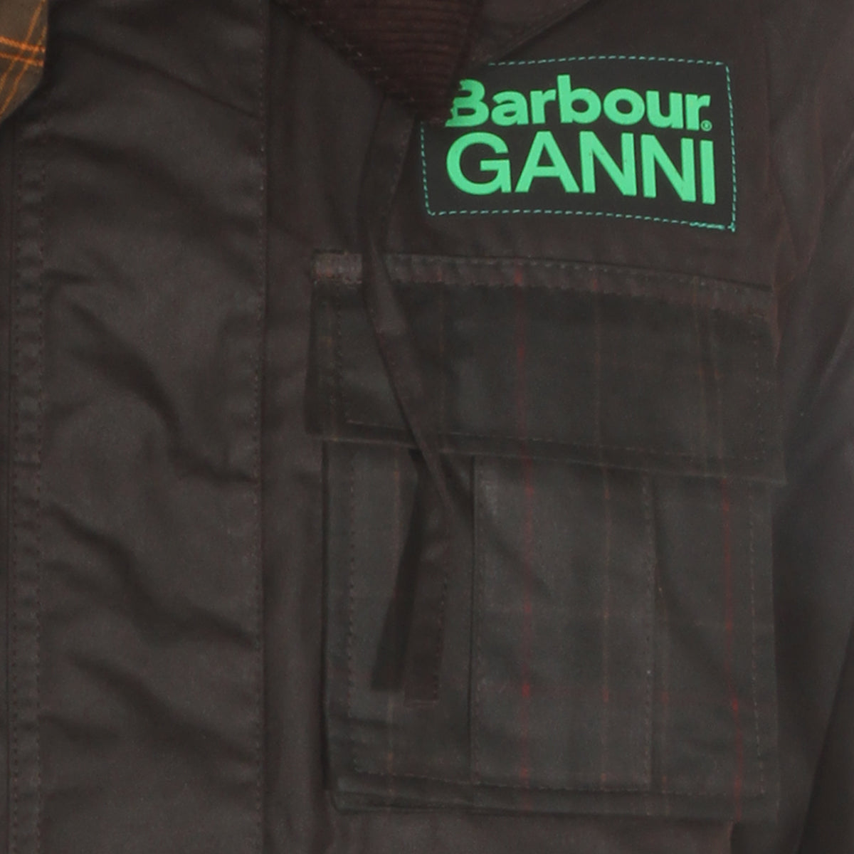 BARBOUR X GANNI Jackets Rustic/classic Tartan _100 % Co