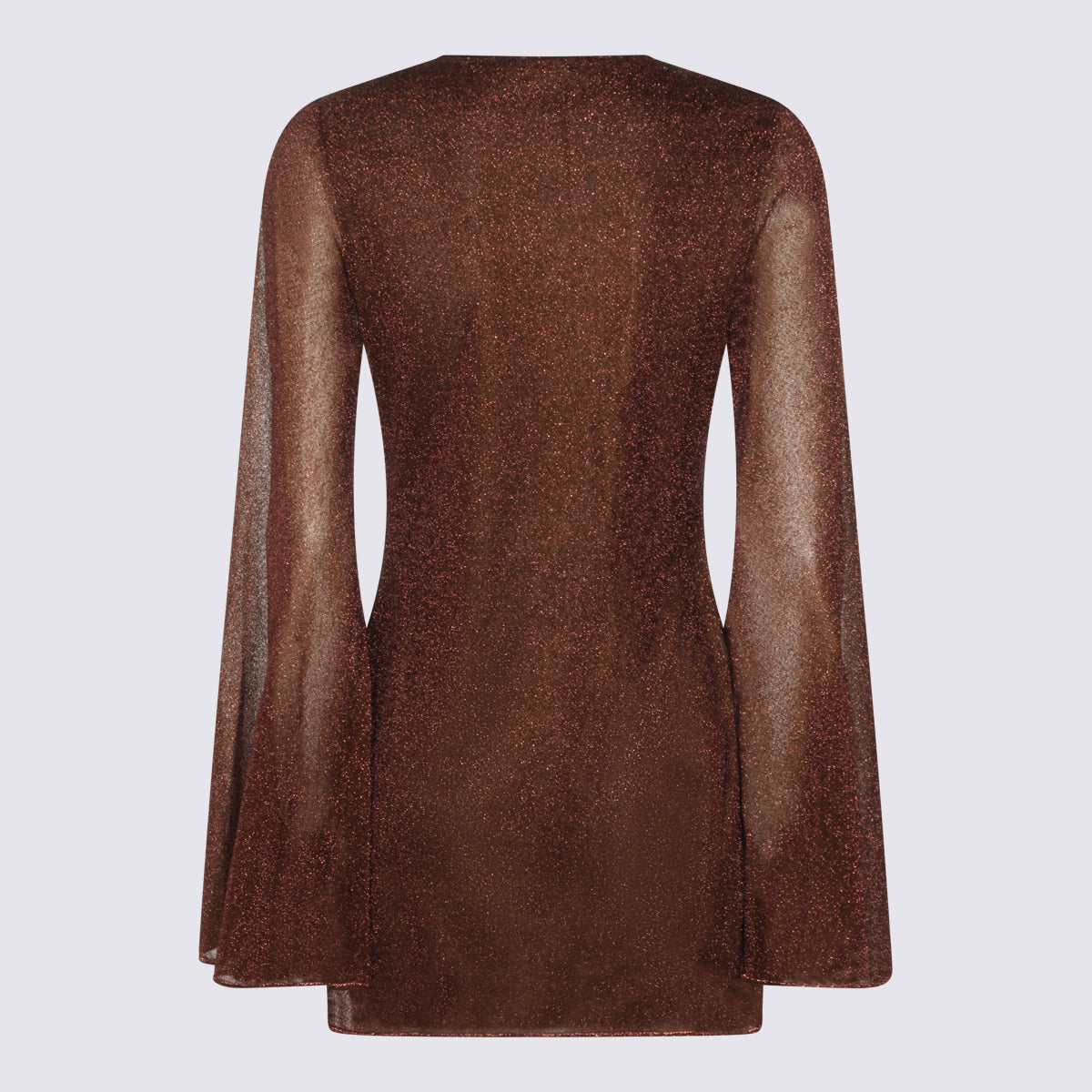 OSEREE Dresses Brown _pa Metallic