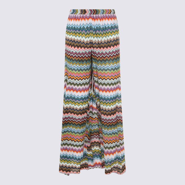 Missoni 83% Viscose trousers in multicolor