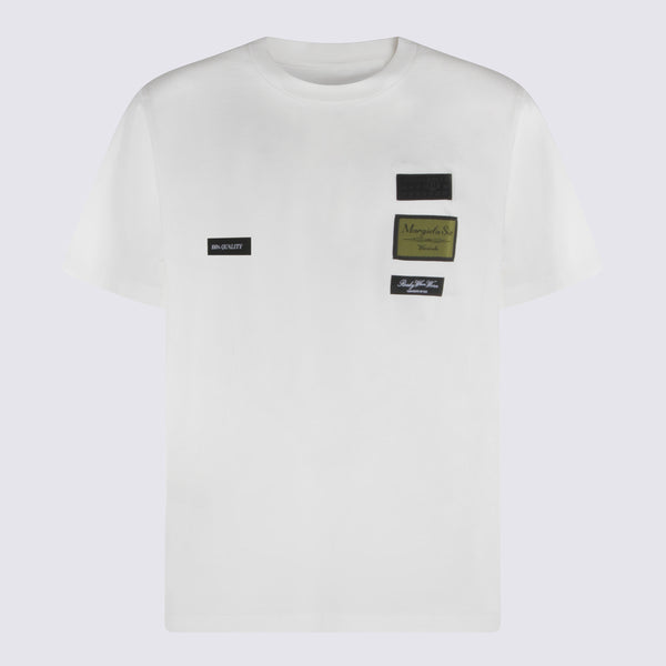 MM6 Maison Margiela 100% cotton t-shirt in white