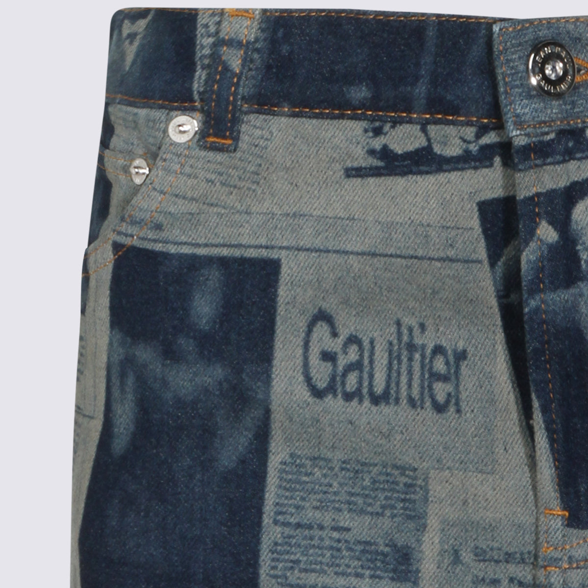 JEAN PAUL GAULTIER Skirts Indigo/beige