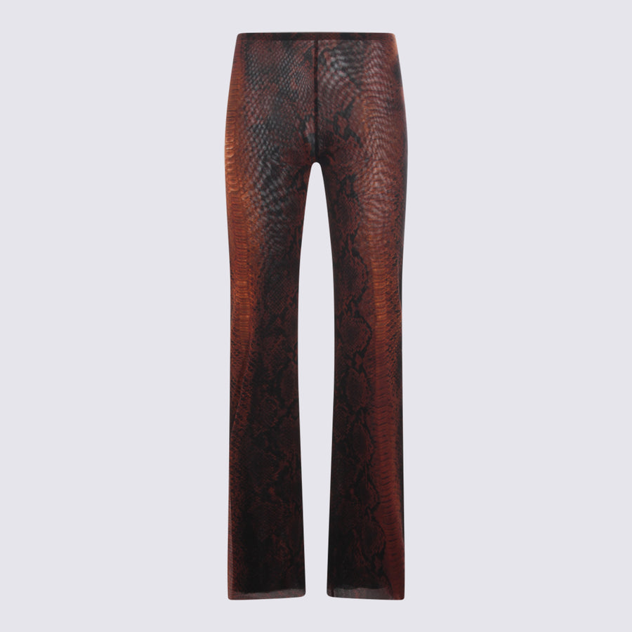 Jean Paul Gaultier 100% PA trousers in brown