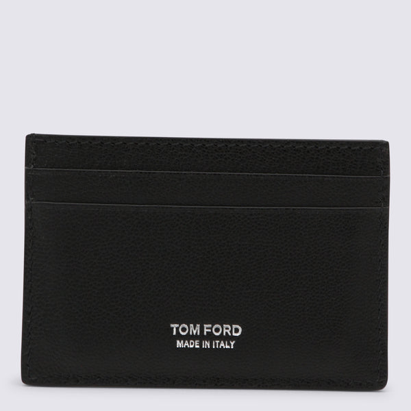 Tom Ford Leather card case in black