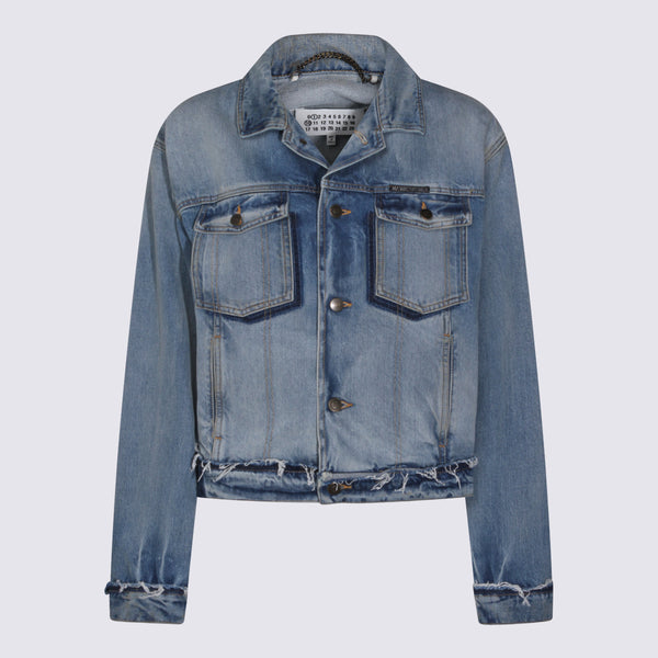 Maison Margiela 100% Cotton jacket in blue