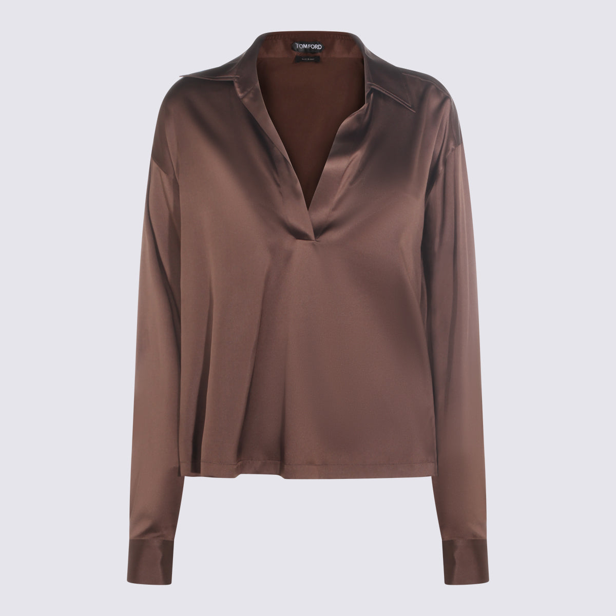 Tom Ford T-shirts and Polos Brown _se Ea