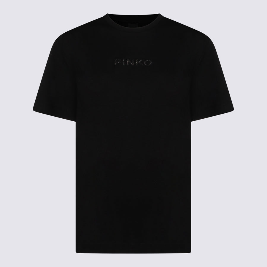 Pinko 100% Cotton t-shirt in black
