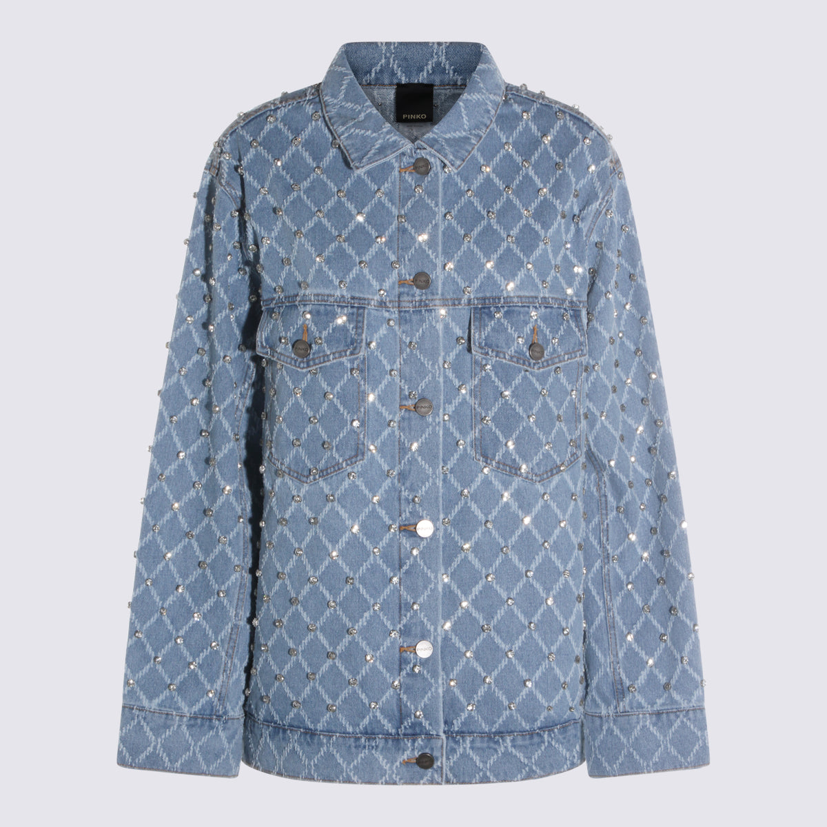 Pinko Shirts Blue _100 % Co