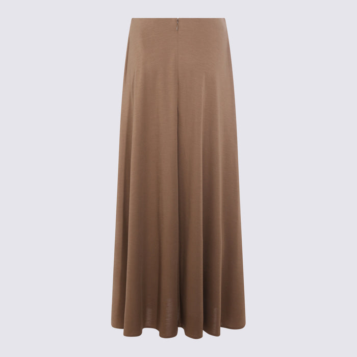 Max Mara Skirts Leather Brown _wv