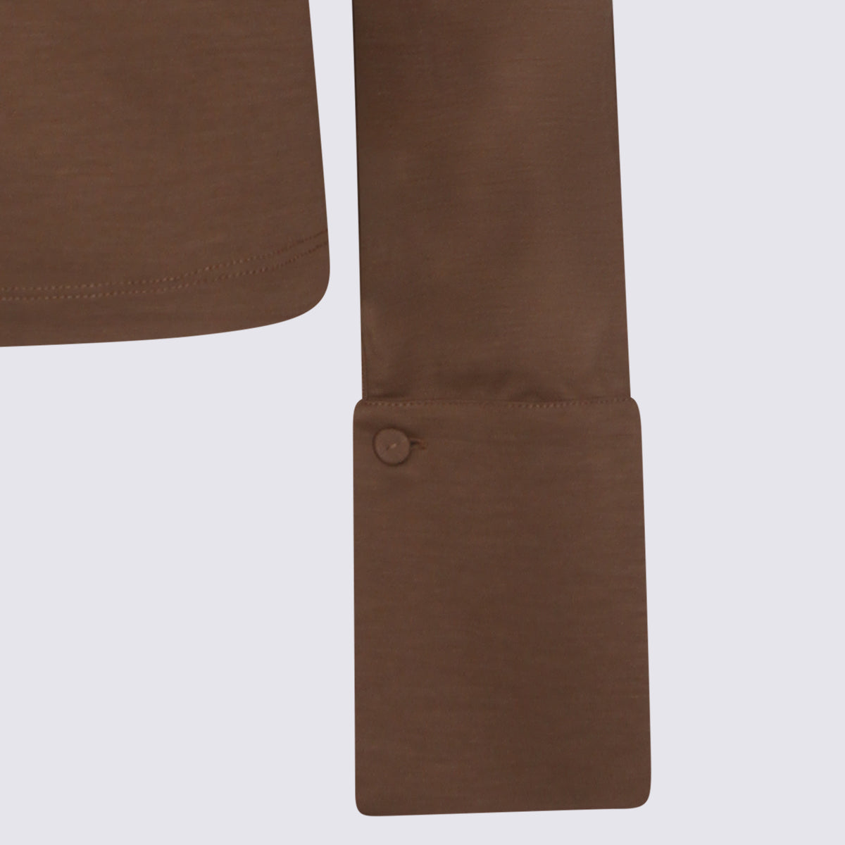 Max Mara Top Leather Brown _ Wv