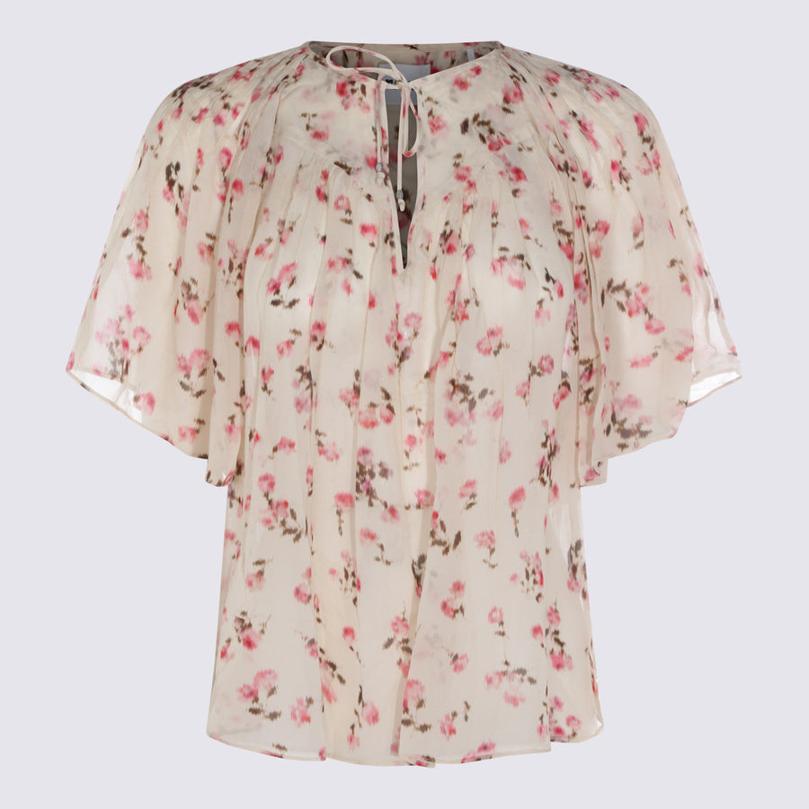 Marant Etoile 100% Viscose blouse in beige
