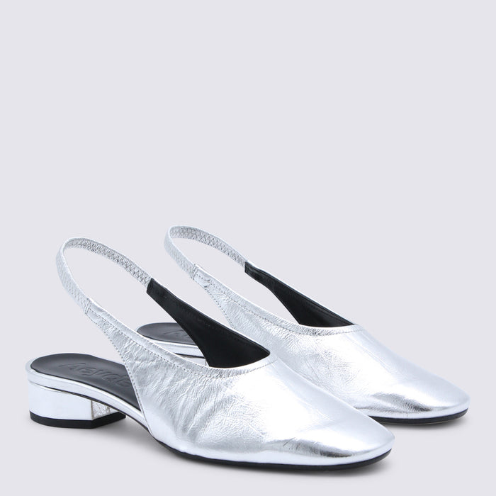 AEYDE With Heel Silver