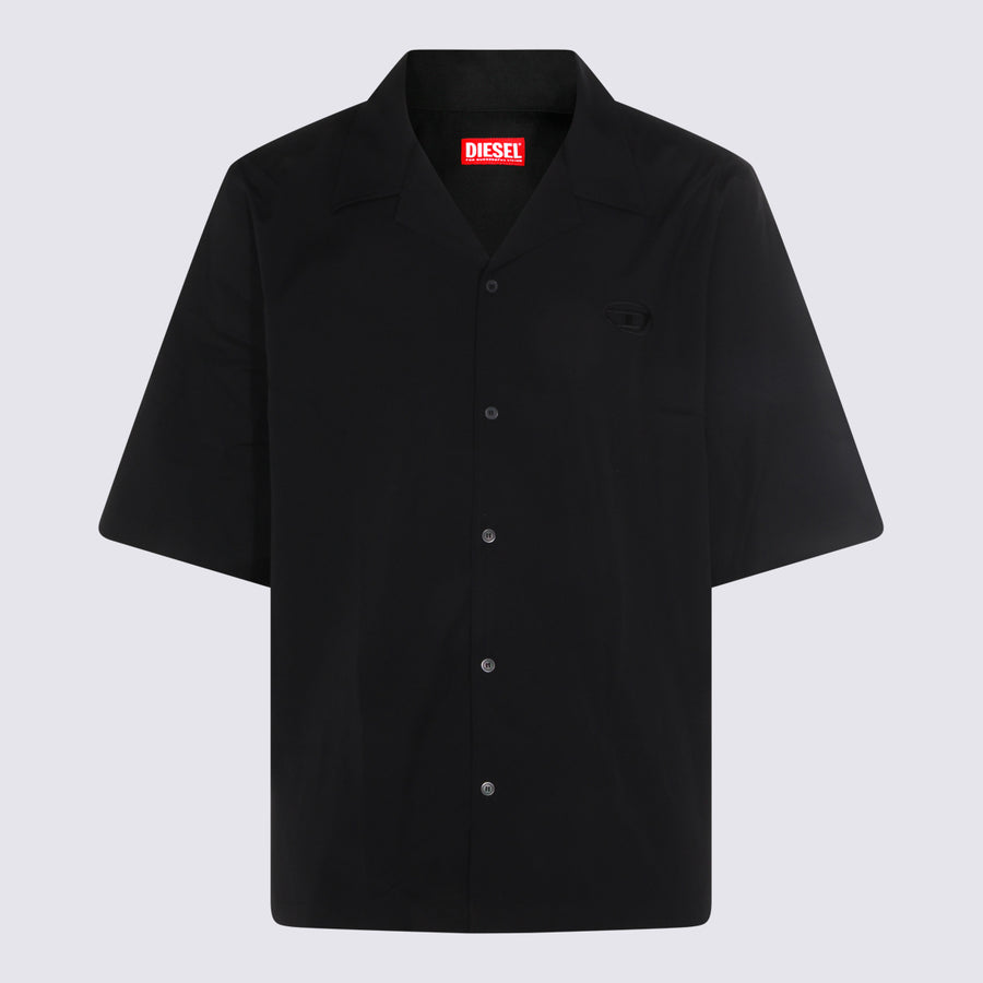 Diesel 97% Cotton shirt in black