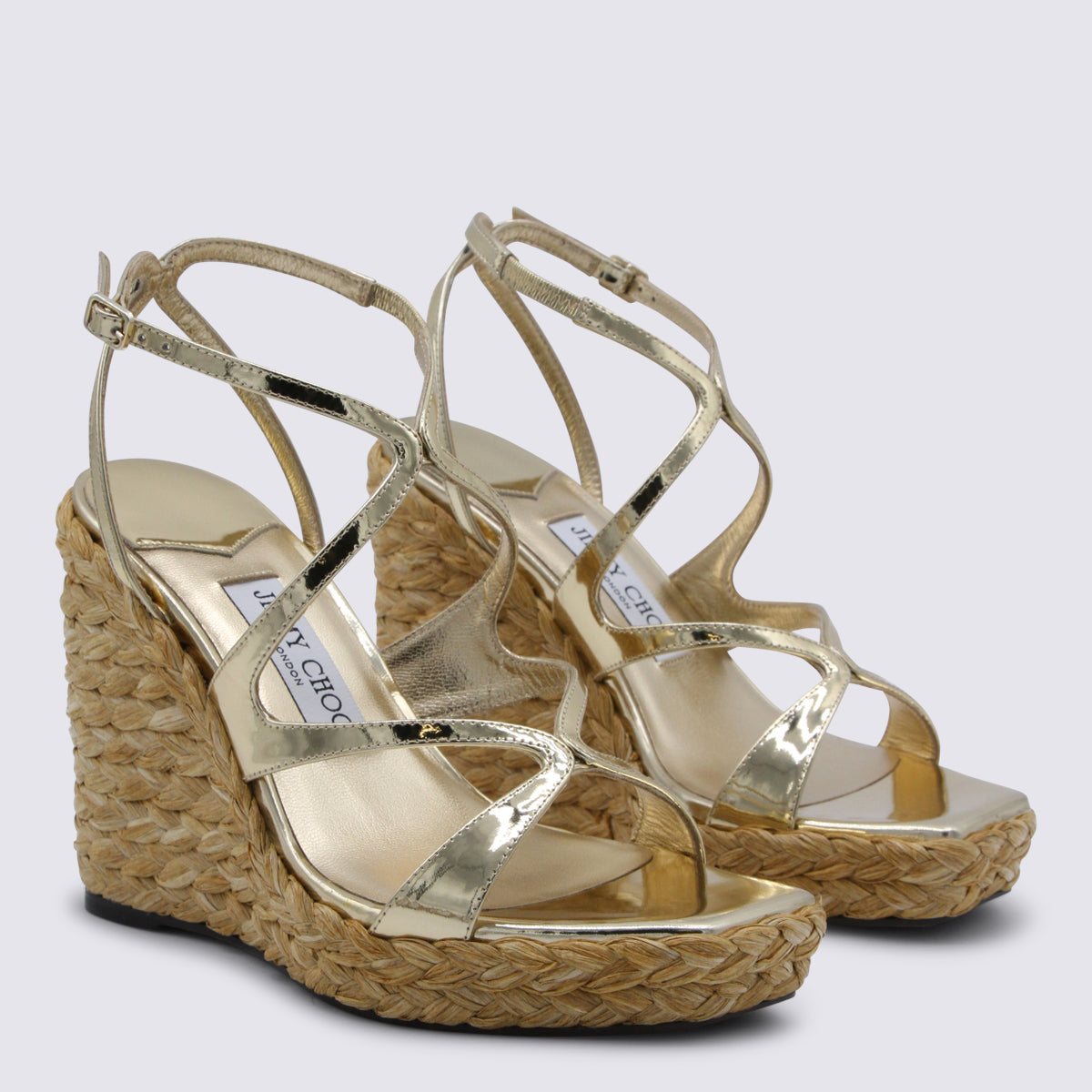Jimmy Choo Flat shoes Golden _cover Le Sole