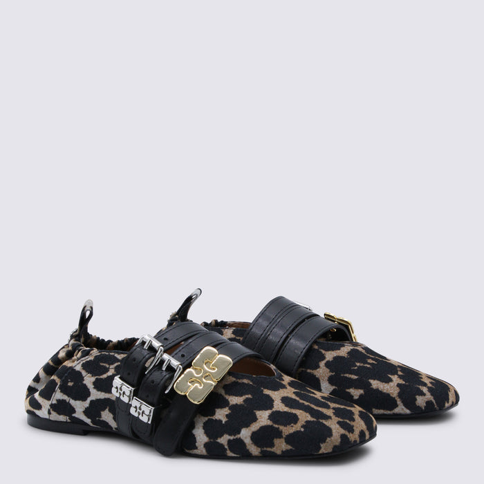 Ganni Flat Shoes Almond Milk _co Vi Pes