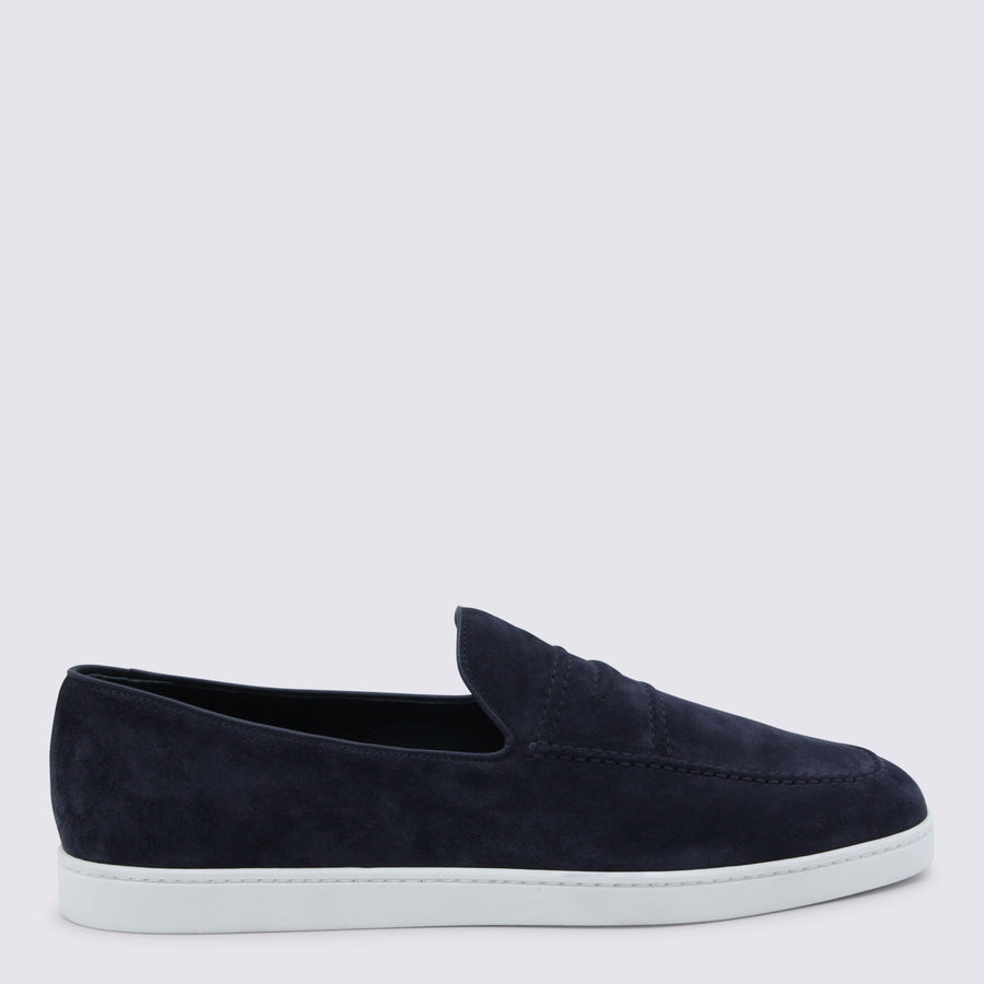 Church'S Suede upper loafer in navy
