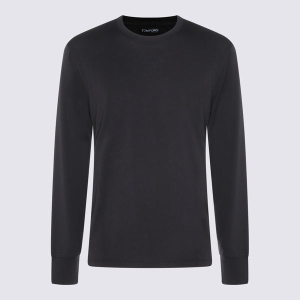 Tom Ford 67% Lyocell t-shirt in black