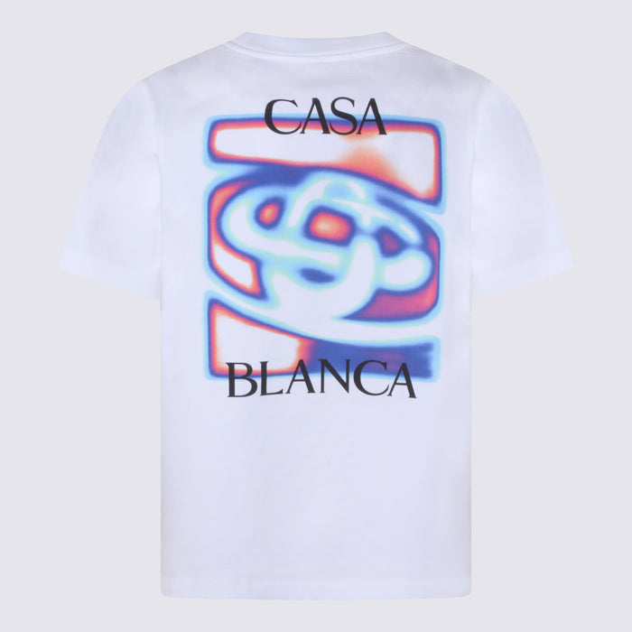 Casablanca T-shirts and Polos White _100 % Co