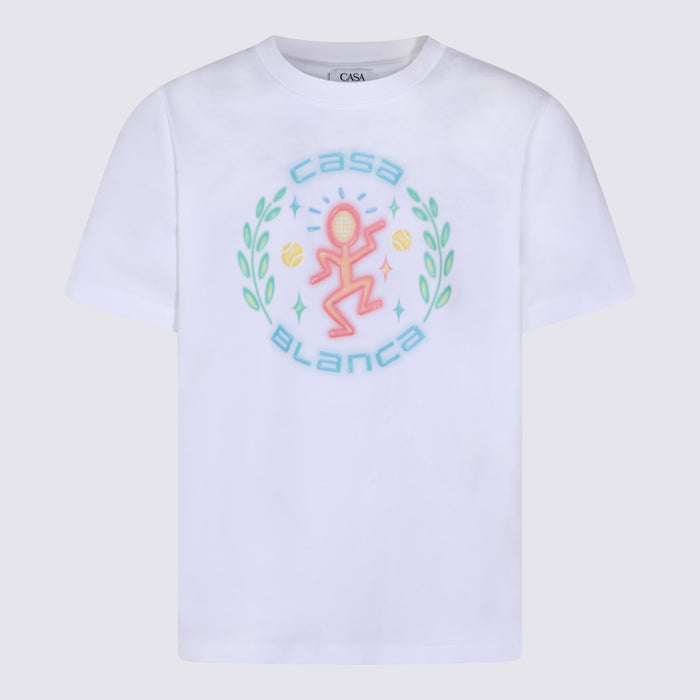 Casablanca T-shirts and Polos White _100 % Co