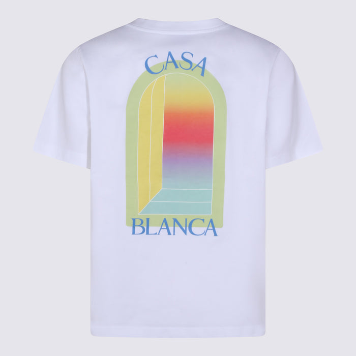Casablanca T-shirts and Polos White _100 % Co