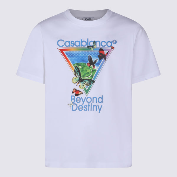 Casablanca 100% Cotton t-shirt in white
