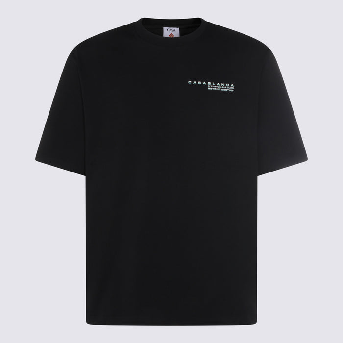 Casablanca T-shirts and Polos Black _100 % Co