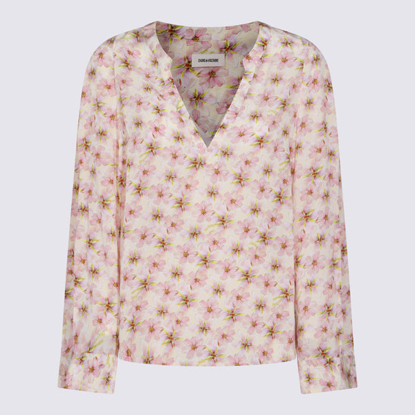 Zadig & Voltaire 100% viscose blouse in pink