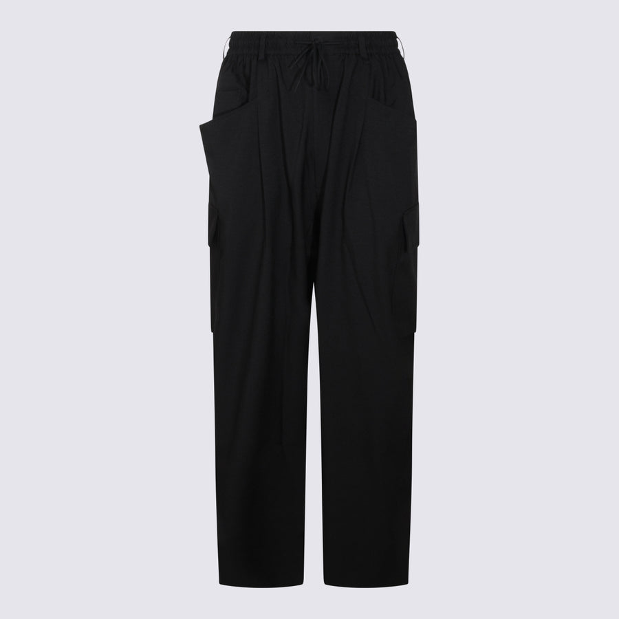 Y-3 100% PET-REC cargo pants in black