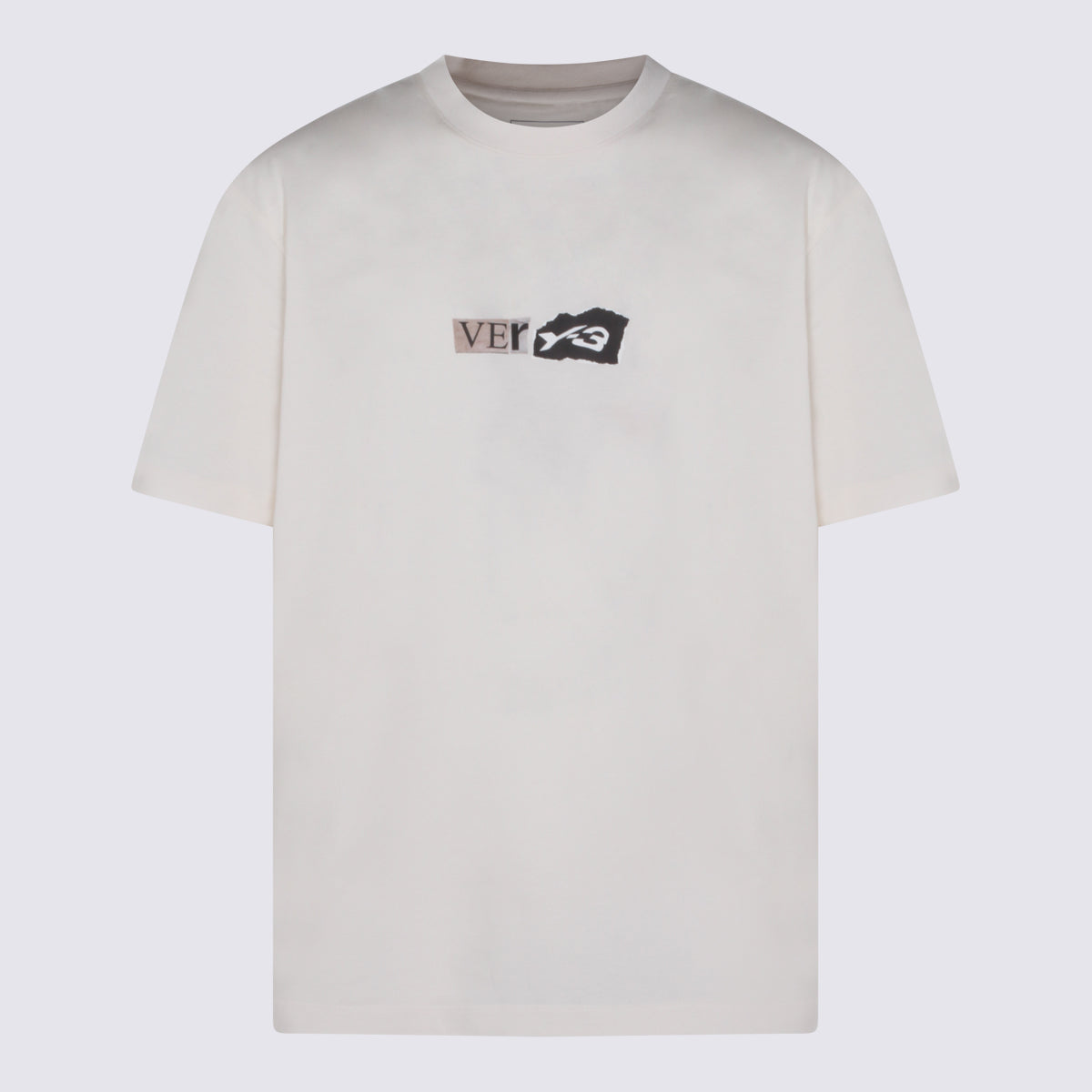 Y-3 T-shirts and Polos Chalk White _100 % Co