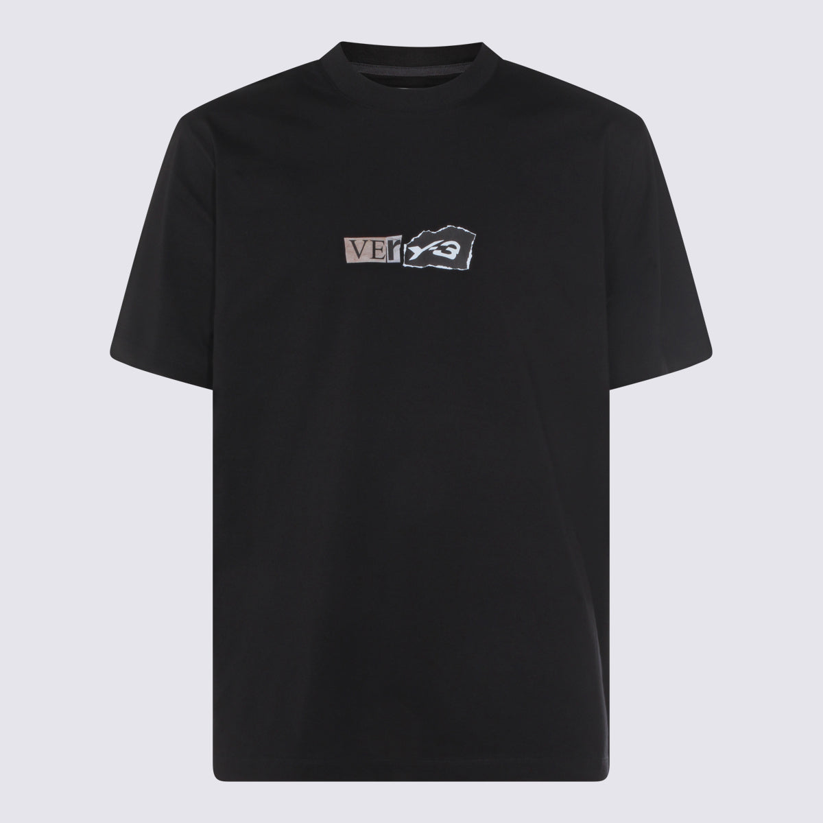 Y-3 T-shirts and Polos Black _100 % Co