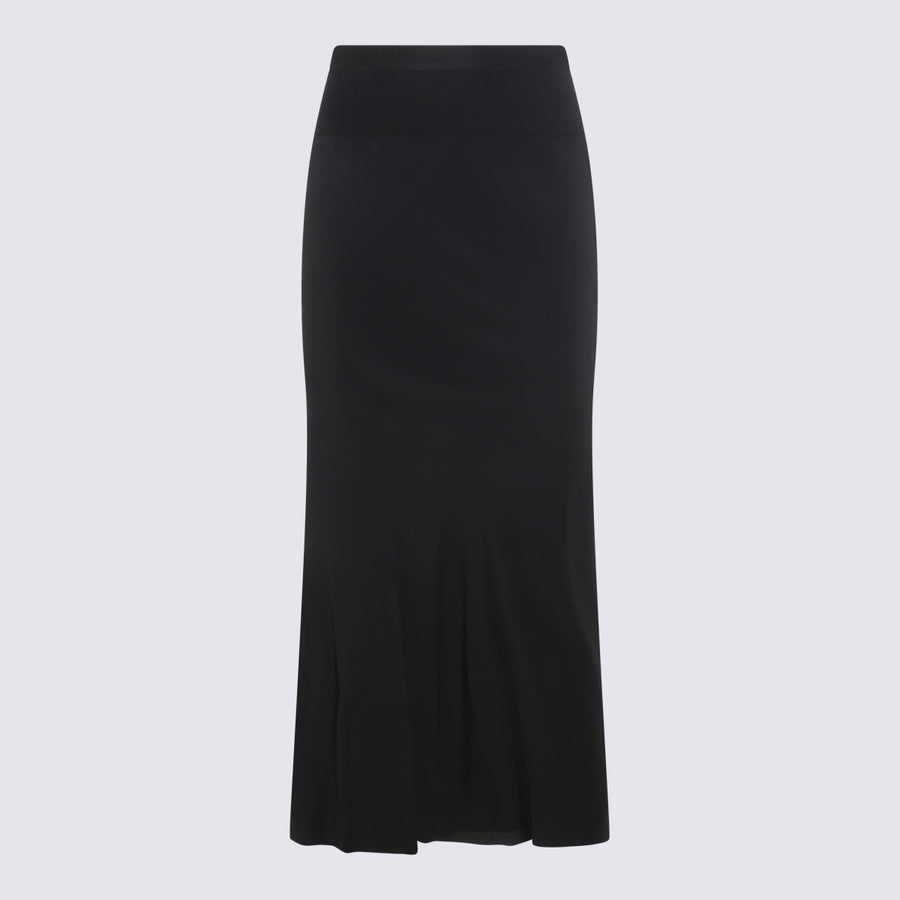Rick Owens 64% Acetate skirt in black