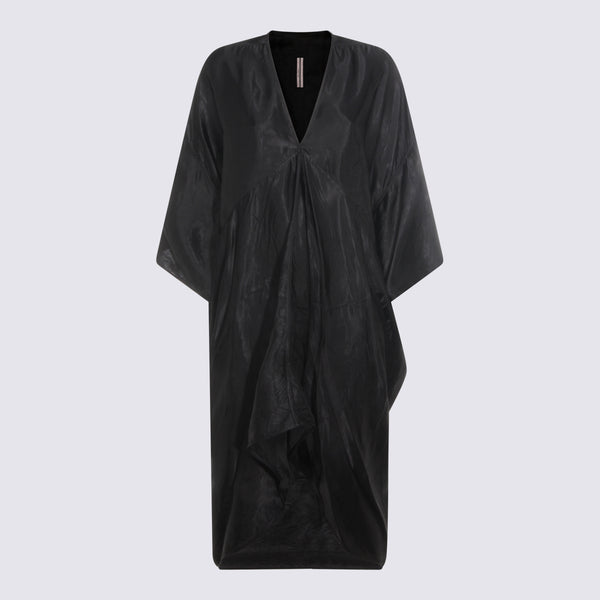 Rick Owens 100% Cupro dress in black