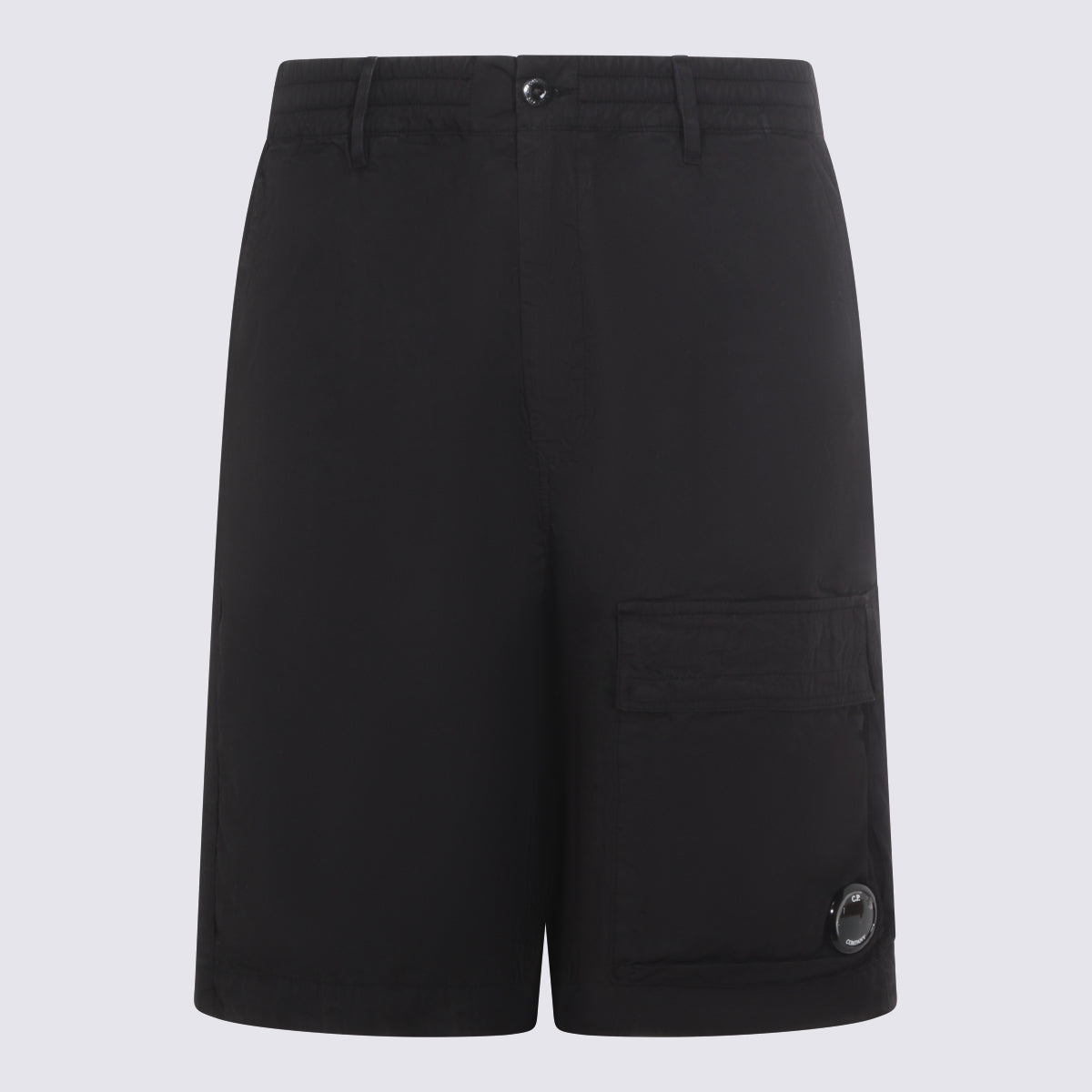 CP COMPANY Shorts Black _100 % Co