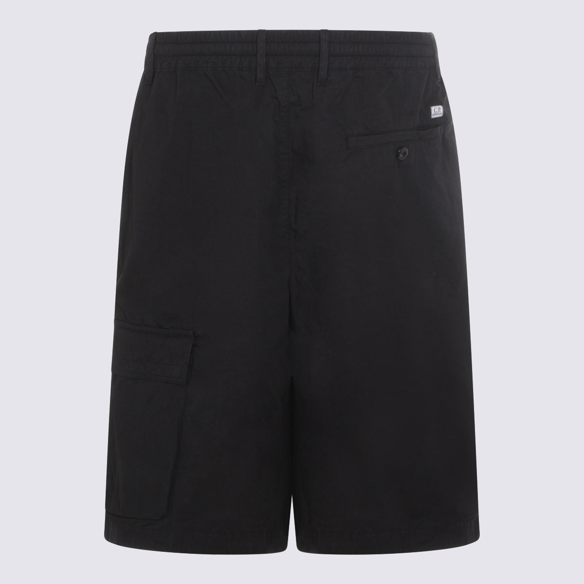 CP COMPANY Shorts Black _100 % Co