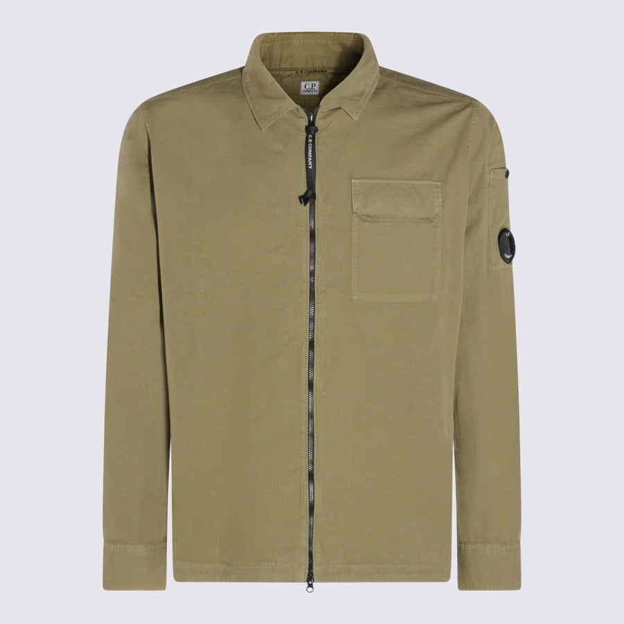 Cp Company 100% Cotton shirt in green