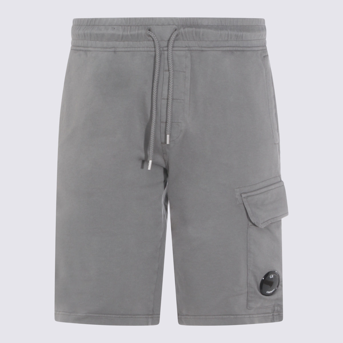 CP COMPANY Shorts Grey _100 % Co