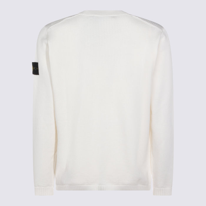 Stone Island Sweaters White _co