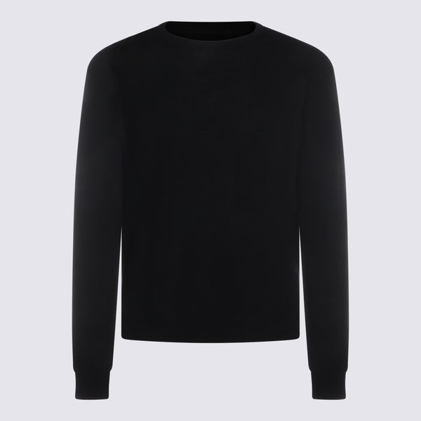 Rick Owens 100% Wool sweater in black