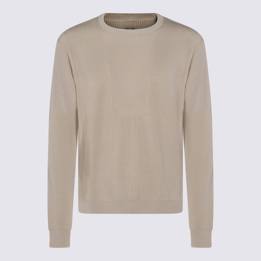 Rick Owens 100% Cotton sweater in beige