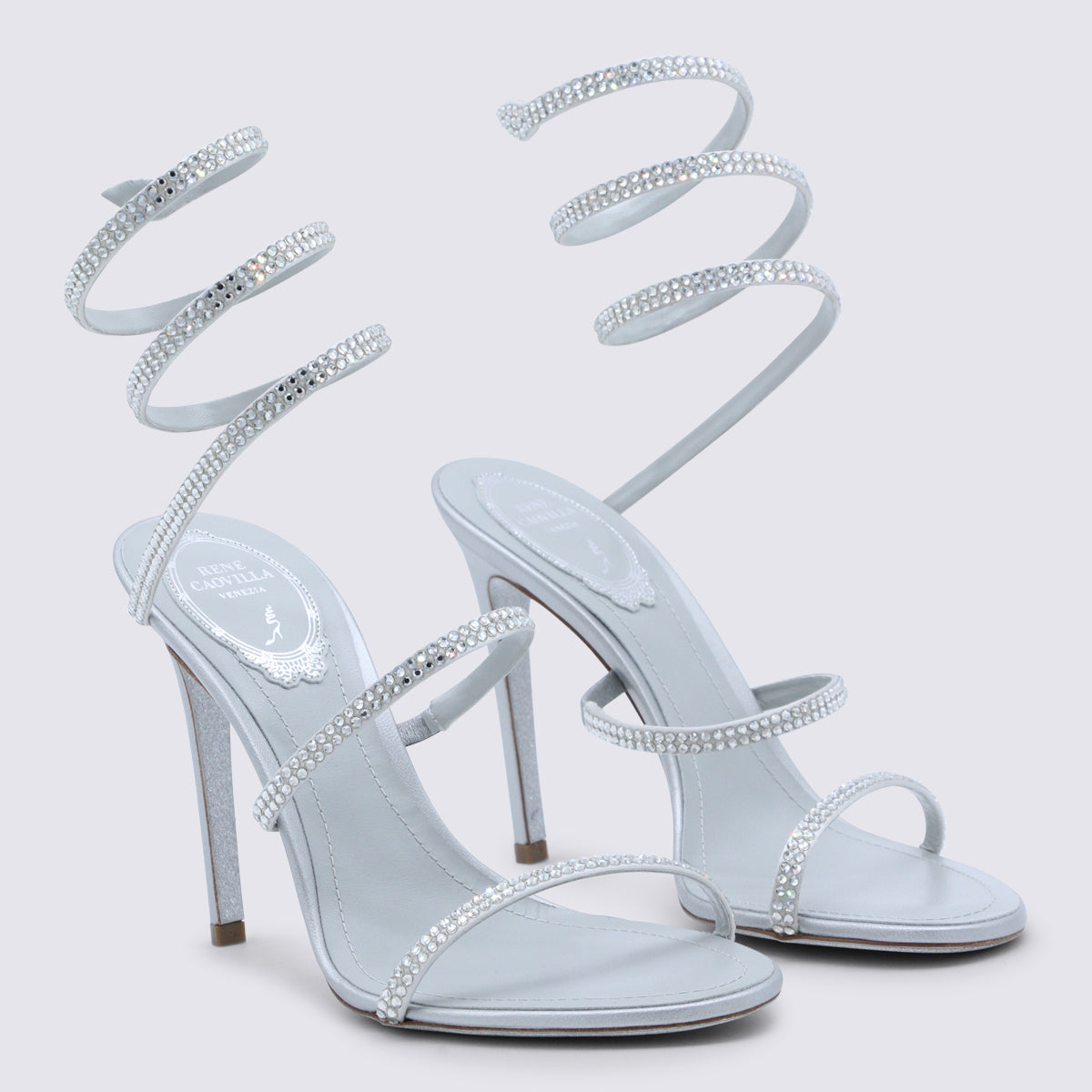 René Caovilla Sandals Silver _cover Le Sole El