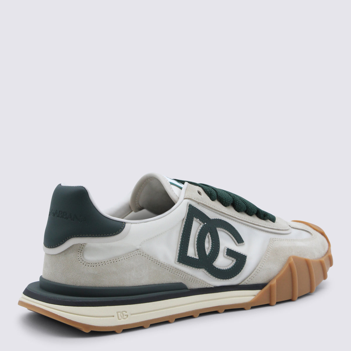 Dolce & Gabbana Sneakers Avorio/bottiglia _cover Tex/le Sole El