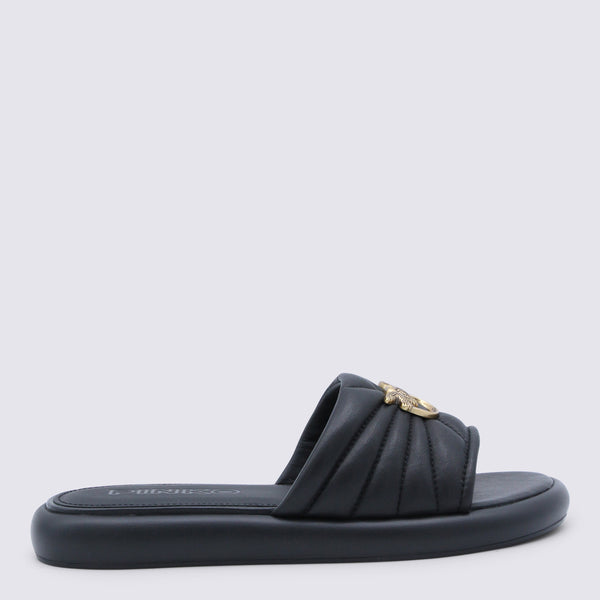 Pinko Leather slide in black