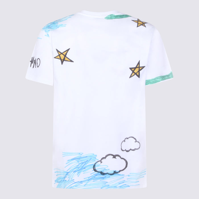 Moschino T-shirts and Polos White _100 % Co