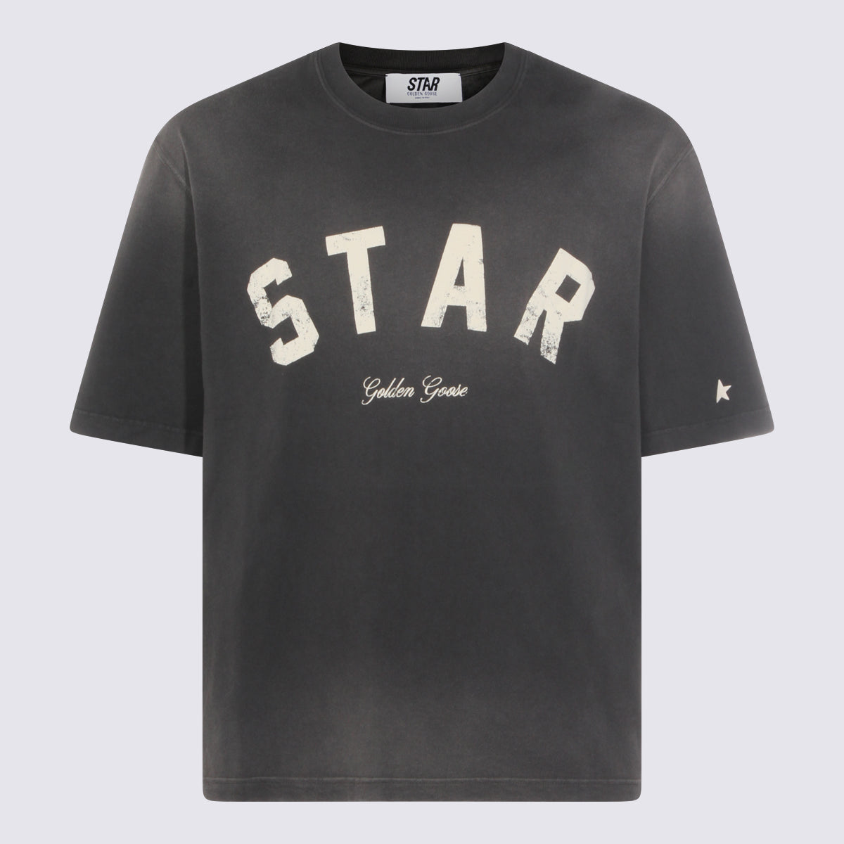 Golden Goose T-shirts and Polos Charcoal _100 % Co